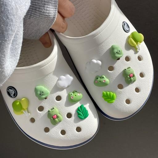 [당일] 부끄러운 하트 개구리 지비츠 세트 (6pcs)