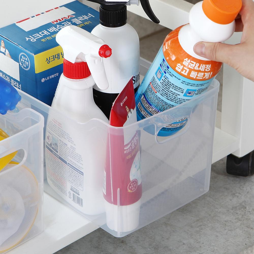 하프트레이대 1개_투명/화이트