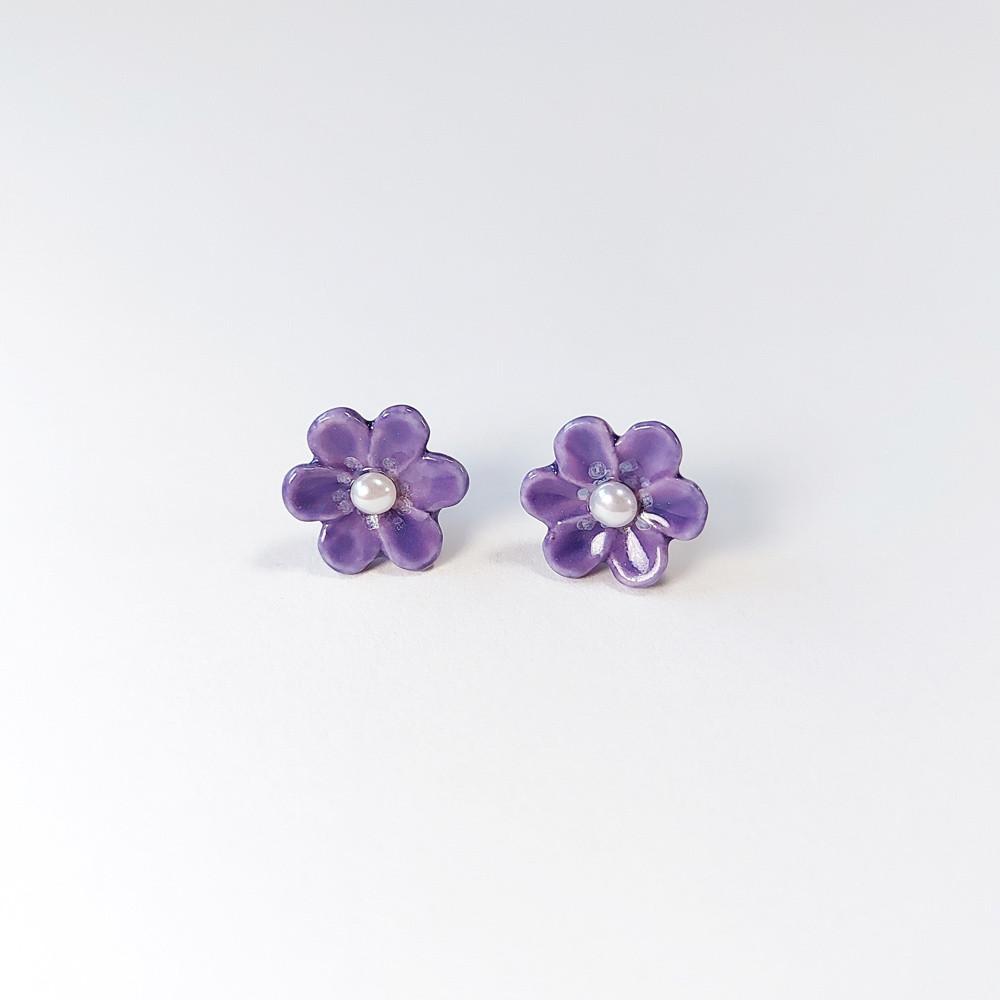 노루귀 귀걸이(Grace), 오우천 (더나인프루츠)