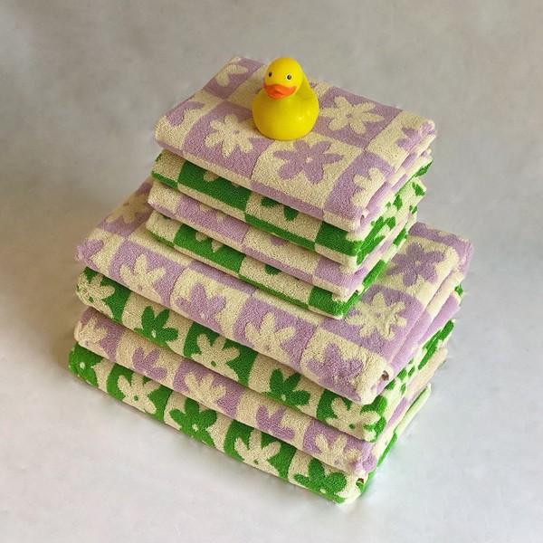 KJP Pattern Towel(Bath/Hand), Tea Towels, from Stockholm, Sweden.