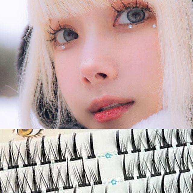 💝당일출고💖 순정만화 여주 가닥 속눈썹 (인형,오타쿠,하이틴,공주,키치,갸루,양산형,펑크,코스프레,아이돌메이크업,y2k)