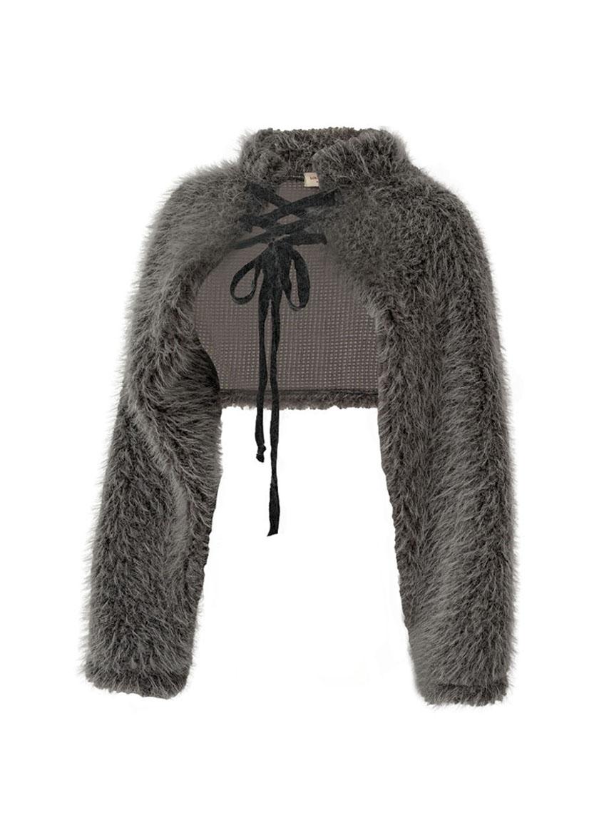 루루서울 Snowball Fur Bolero