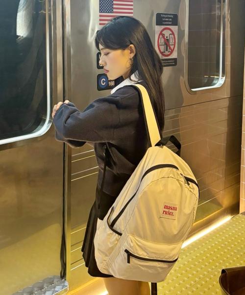 Daily backpack_Butter cream