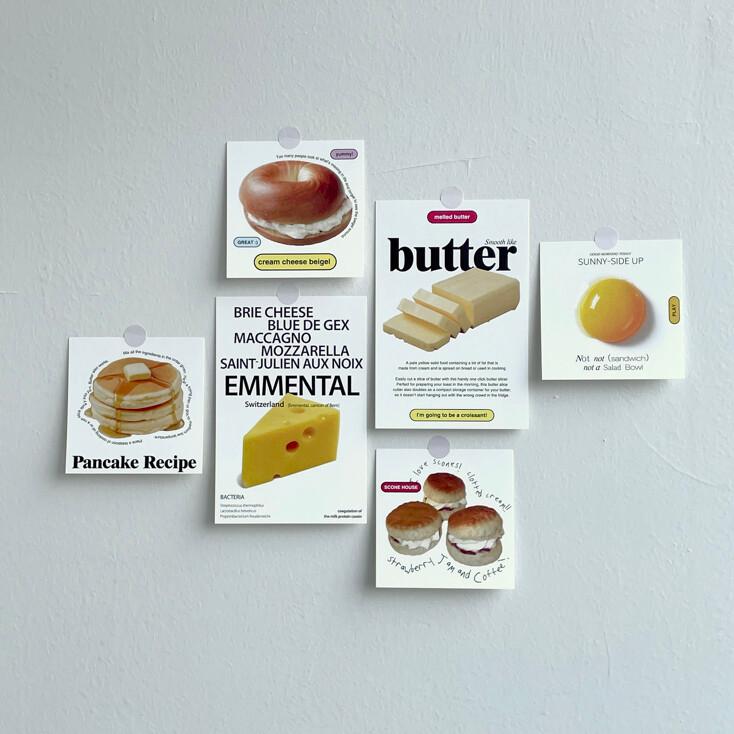 BUTTER postcard 6set