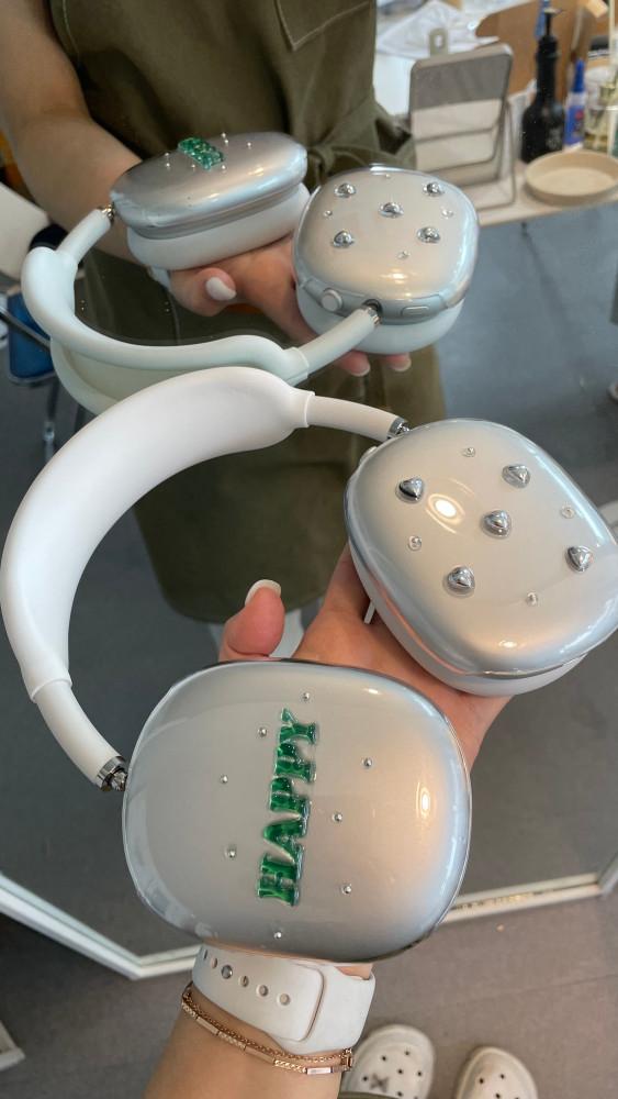 LTM 에어팟 맥스 케이스/커스터마이징/하드 케이스/러브투모로우/레진 핸드메이드