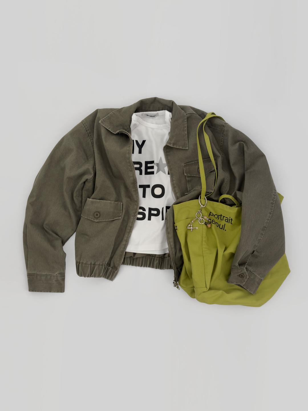 데일리 워크웨어 루즈핏 워싱 점퍼 2colors