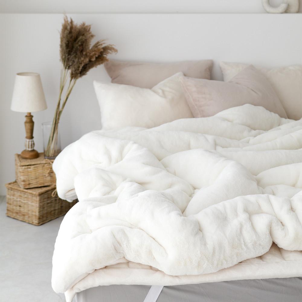 베이직톤 노스베어 프리미엄 라셀 10mm 장모극세사 차렵이불