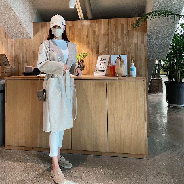 사피아 투톤 후드 가디건 2color