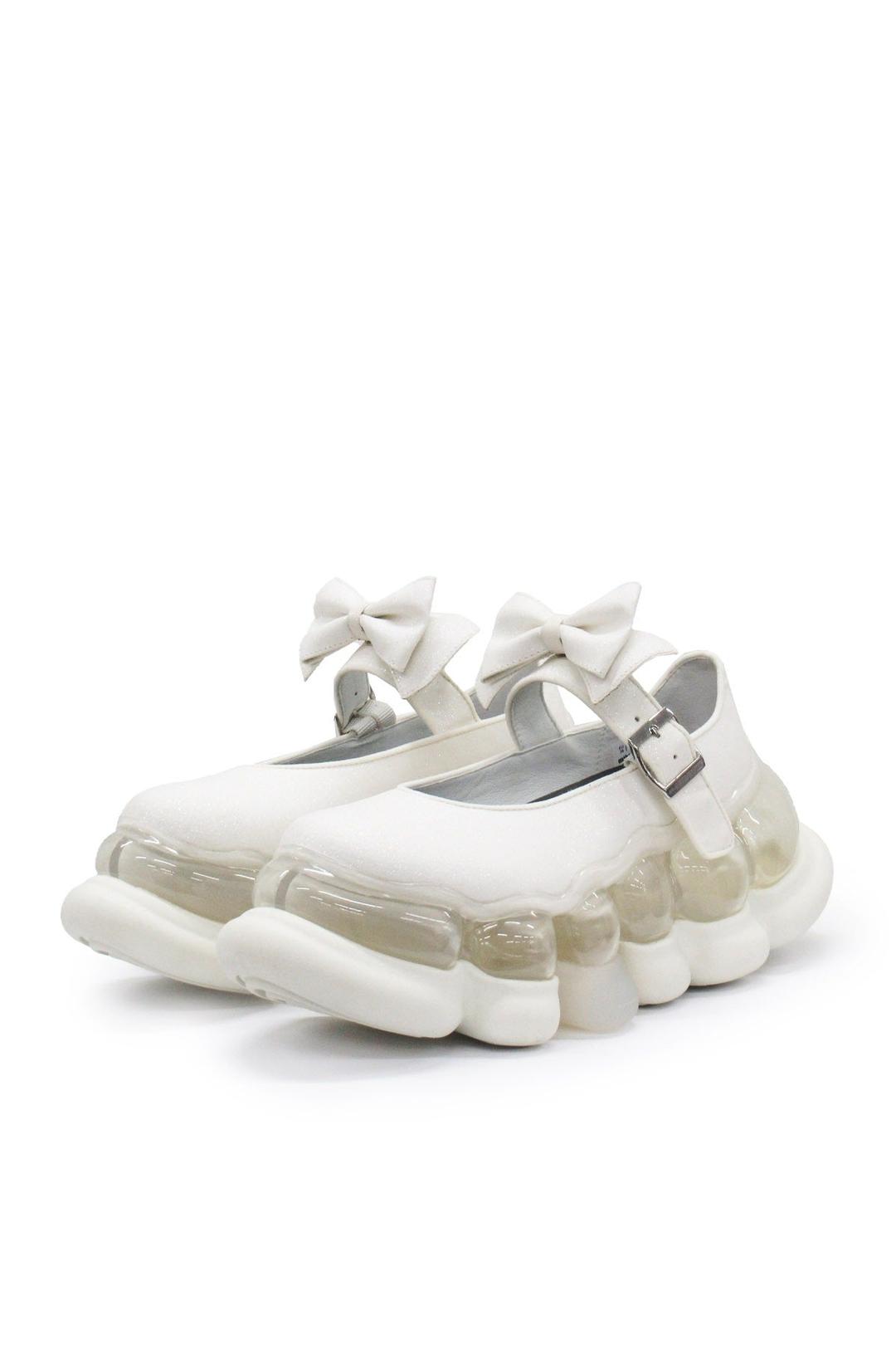 "Jewelry" Ark Mary Jane / White Glitter - WHITE / 42 (27.0 cm)