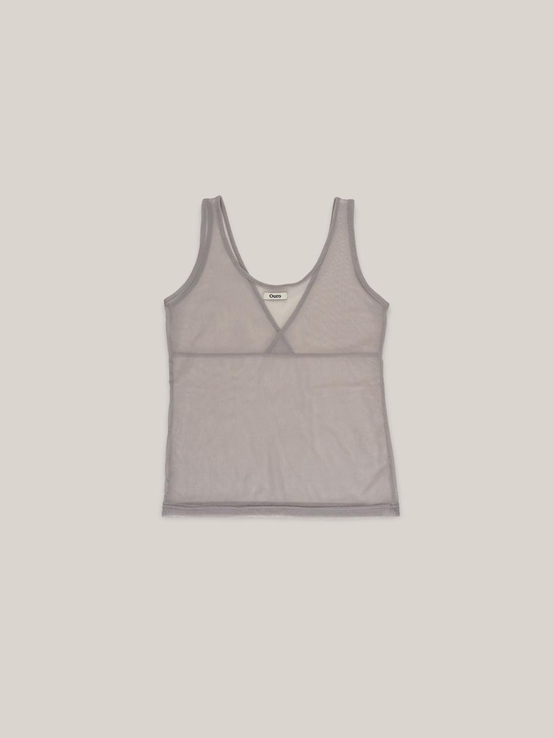 MESH LAYERED TOP  [ LAVENDER ]
