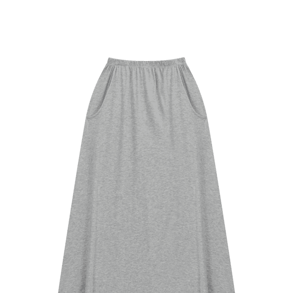 jersey maxi skirt