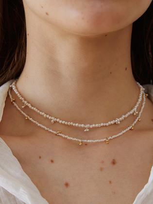 Fresh pearl symbol point N (gold, silver)