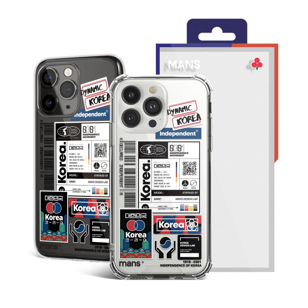 맨즈 코리아 패치 시즌2 후원 아이폰 투명 범퍼 케이스