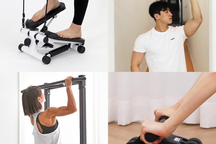 겨울엔 홈트! 스텝퍼 / 철봉 / 매트 / 치닝디핑 모음전