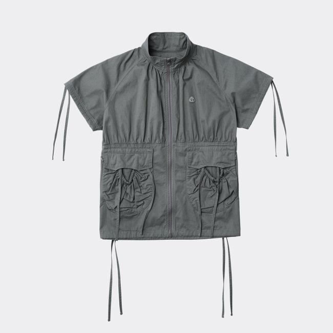 [코이세이오]COYSEIO _SHRRING POCKET JACKET MUD KHAKI