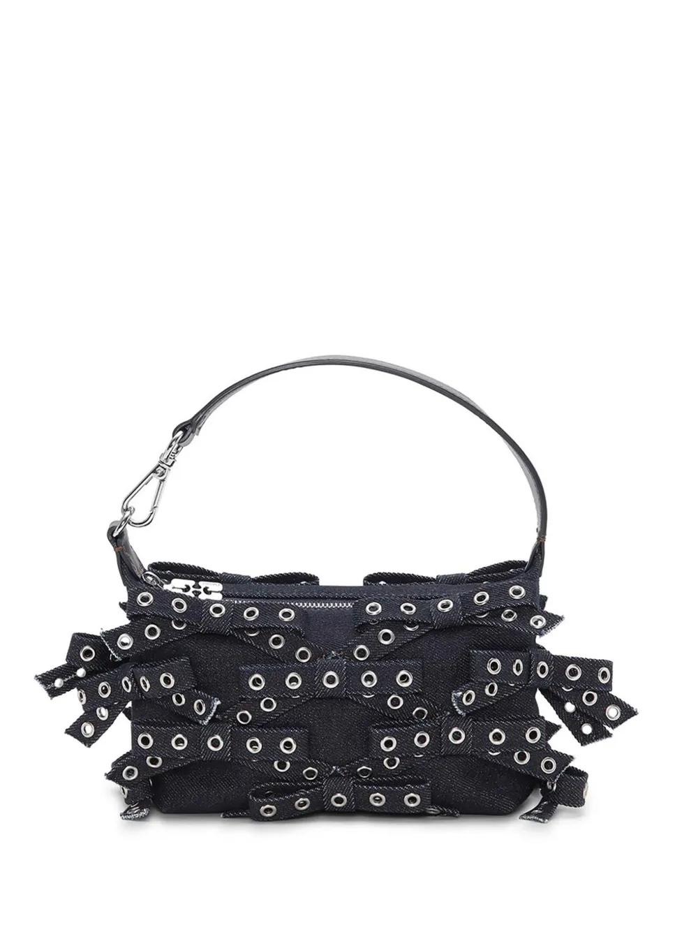 GANNI 스몰 버터플라이 토트 백 | 블루 | FARFETCH KR