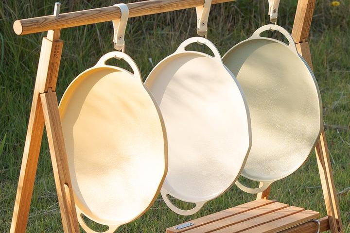 [크림재입고]모브 IH 도자기 컬러 그리들 34CM (3color)