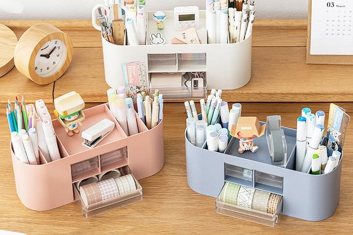 대용량 연필꽂이 펜홀더 책상정리 오거나이저