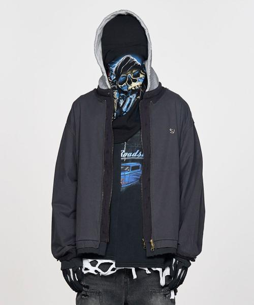 HYBRID BLOUSON NAVY