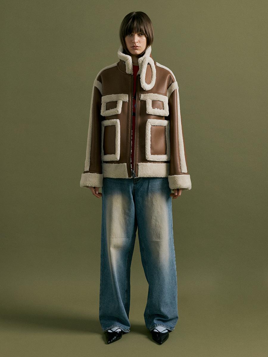 LOU overfit mustang jacket [brown]