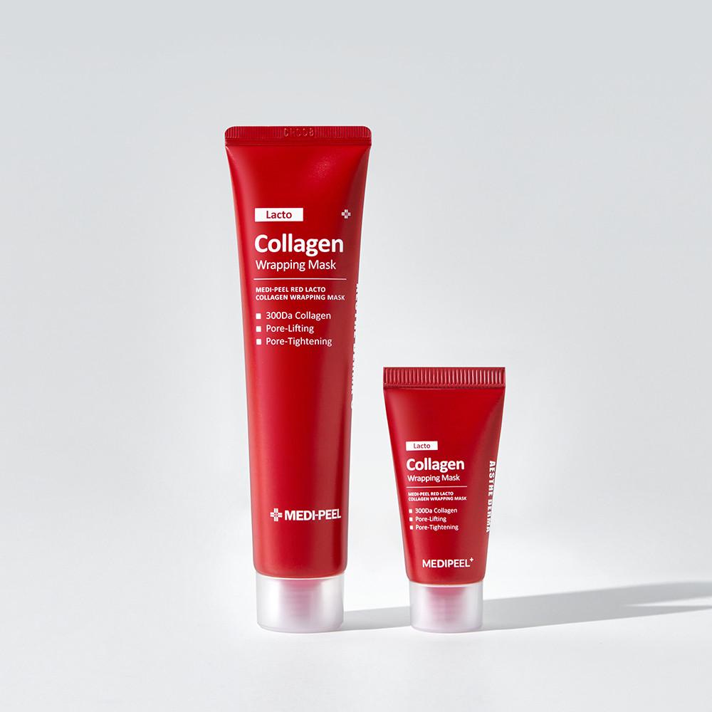 메디필 레드 락토 콜라겐 랩핑 마스크 70ml +15ml 물광 모공 콜라겐팩
