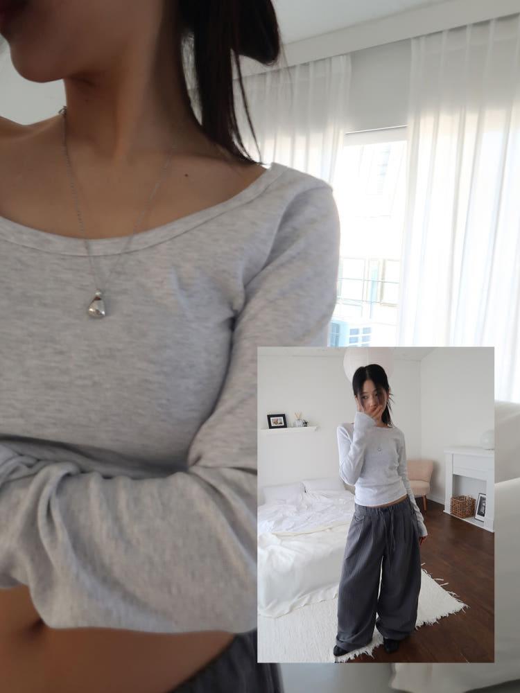 [MD pick!] (4 color) 베이직 U넥 티셔츠 Basic U-neck T-shirt