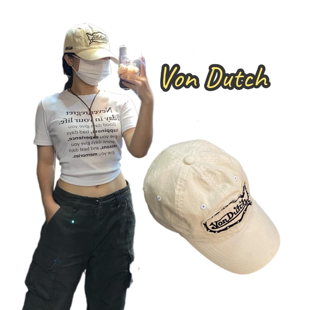 본더치 y2k 아이보리 볼캡