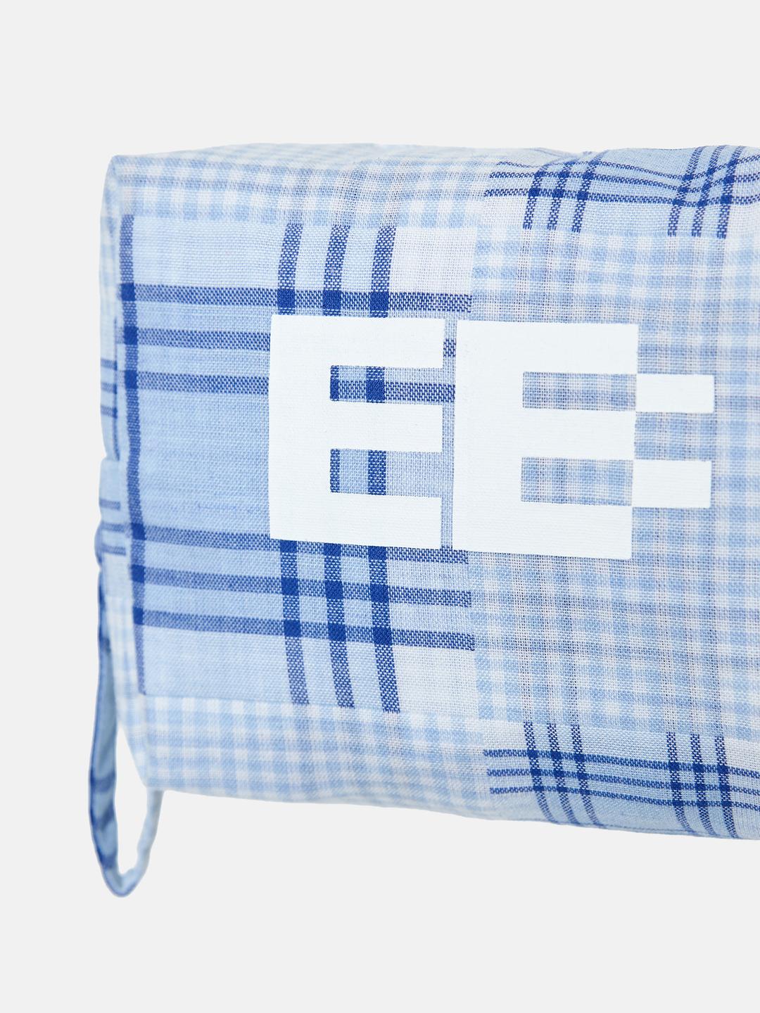 믹스 체크 파우치 (Sky)