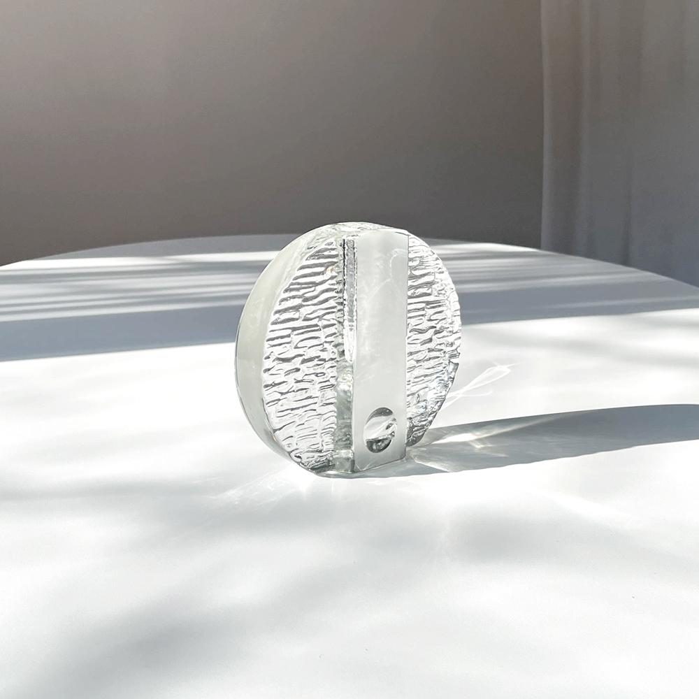 1960s W Germany Crystal solifleur vase by Walther Glass