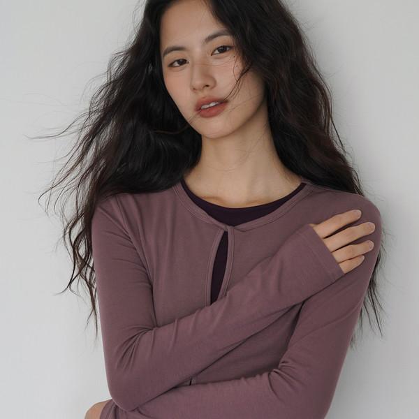 Layered Button Cardigan