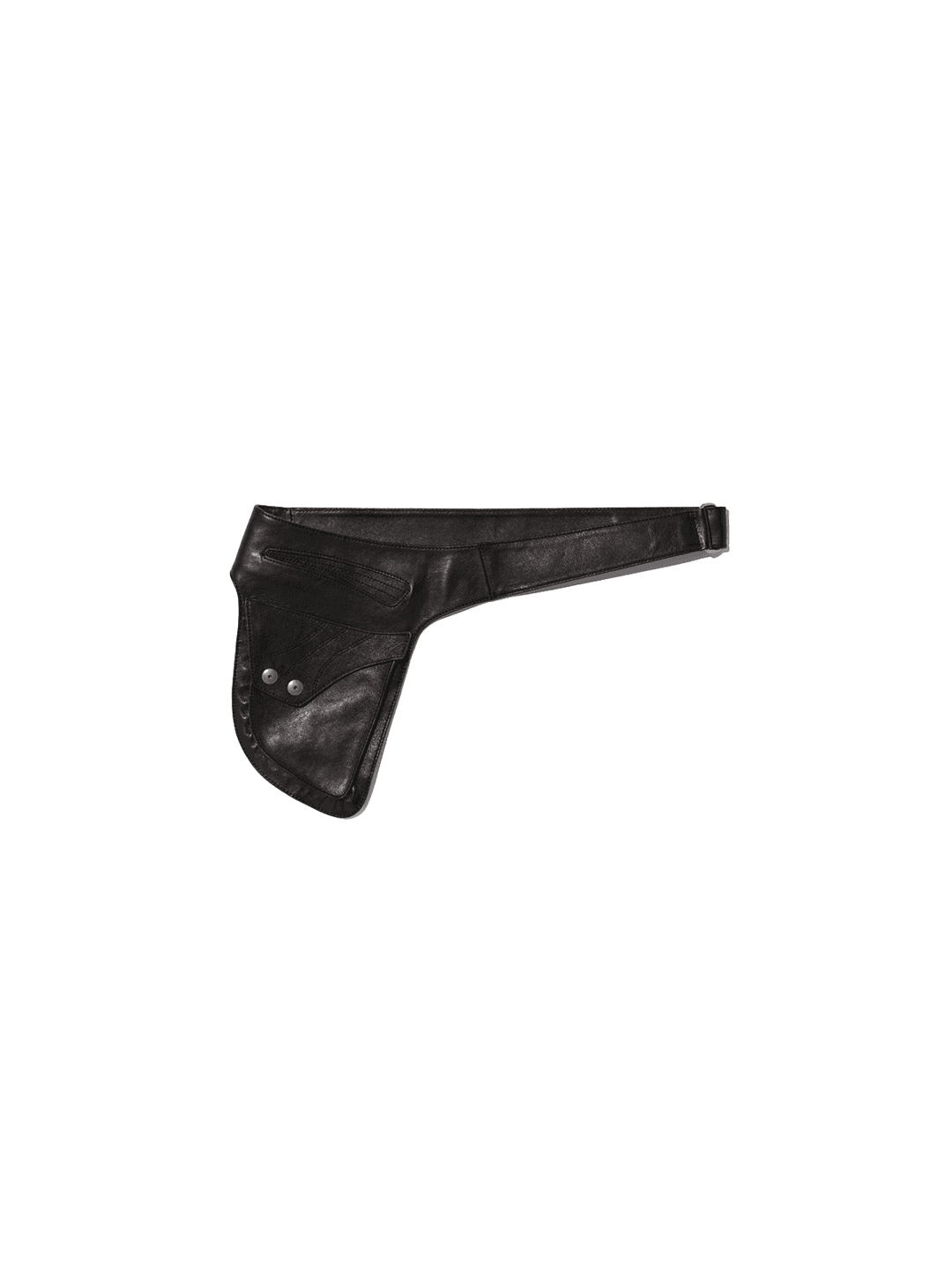 미스치프 LAMBSKIN BODY POUCH BLACK