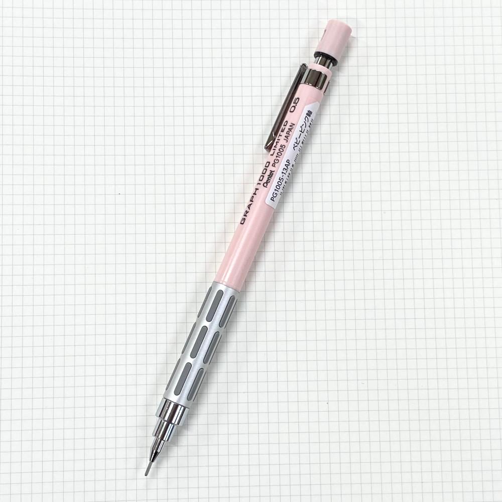 [국내발송] 펜텔 그래프1000 아마존 베이비핑크 0.5MM 샤프펜슬