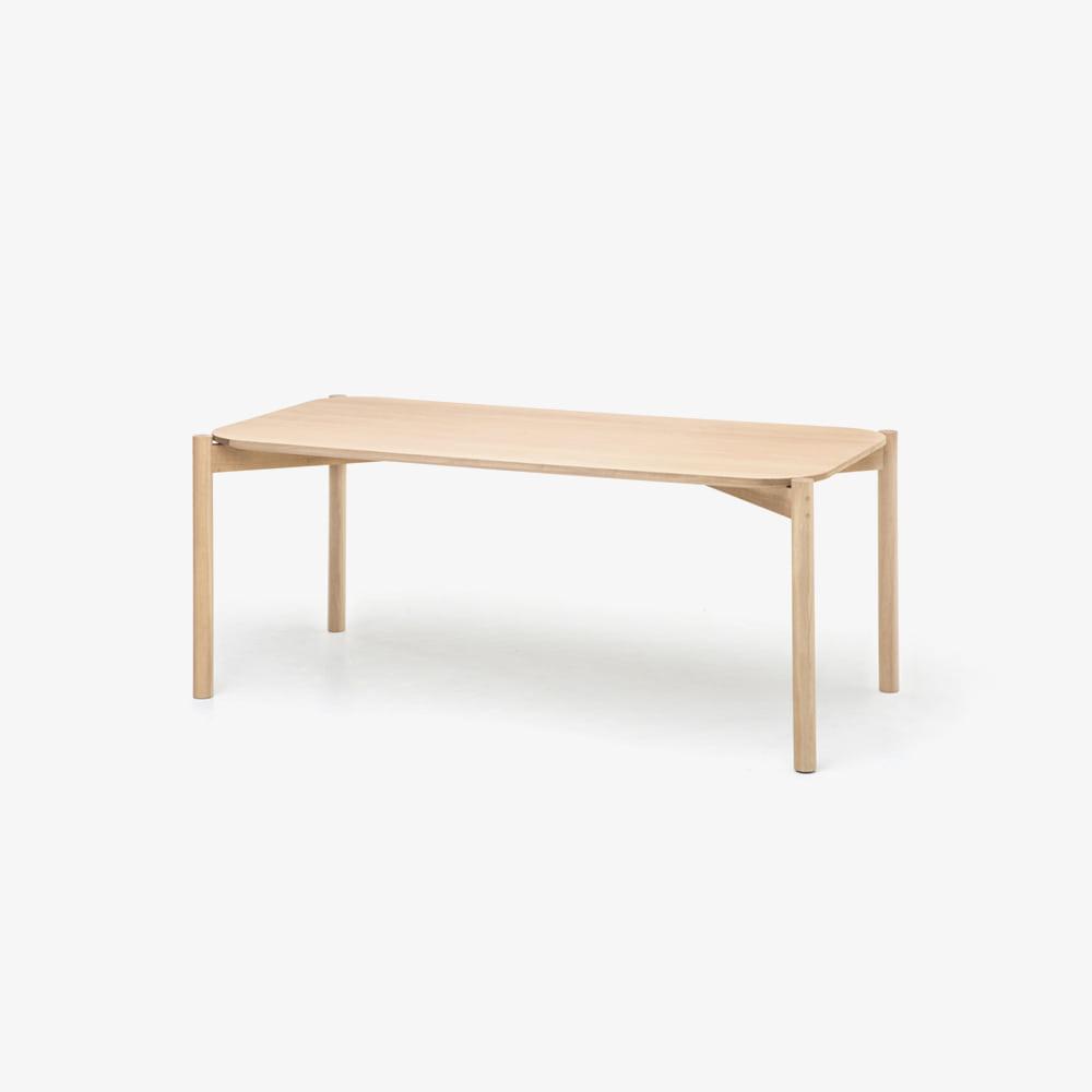 CASTOR TABLE 180 PURE OAK