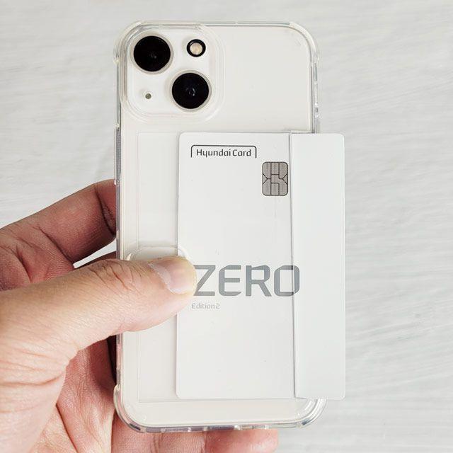 [아이폰 15 입고]옆으로 슬라이드 투명 카드 수납 범퍼 케이스 아이폰 14 13 미니 12 프로 맥스 XS 갤럭시S21 플러스 갤럭시노트20 울트라