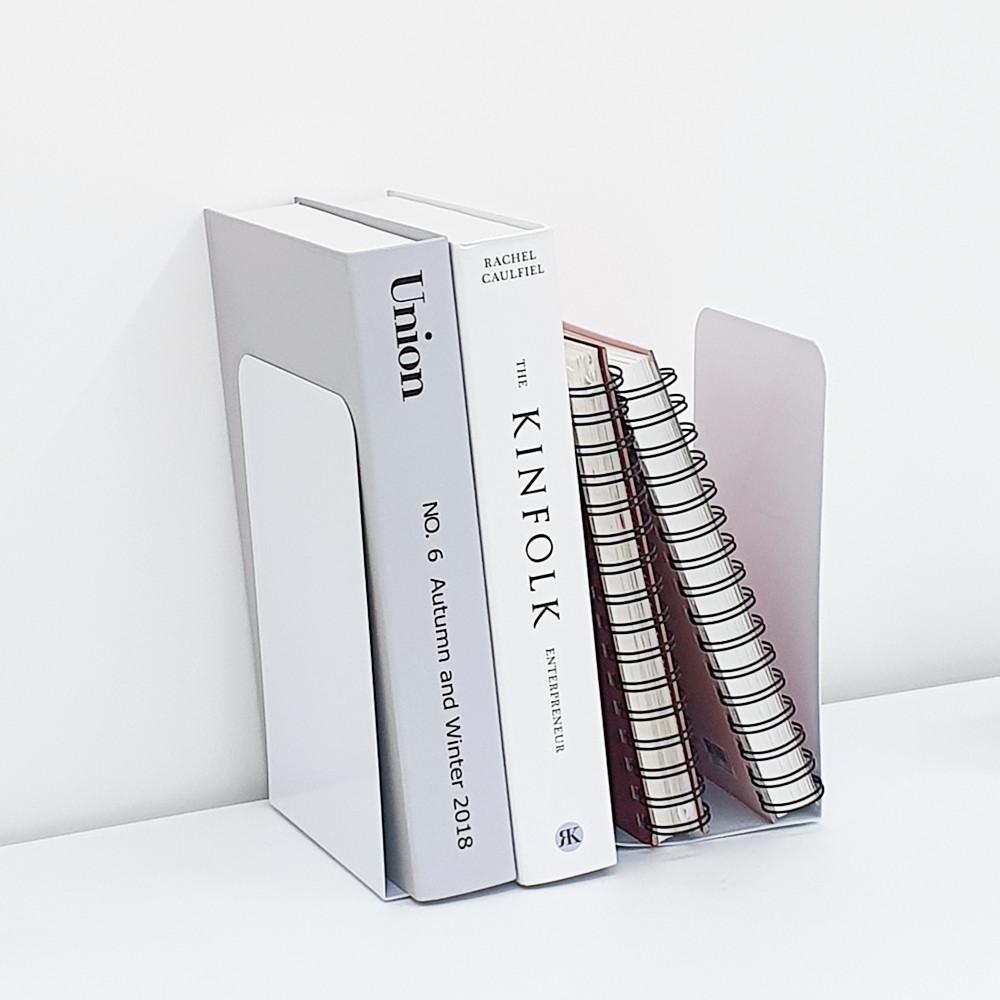 철제 미니 책꽂이 책정리 북앤드 2p