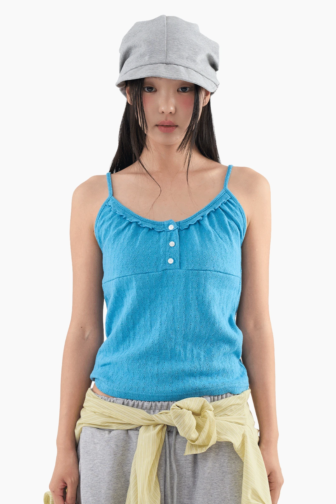 키치 버튼 슬리브리스