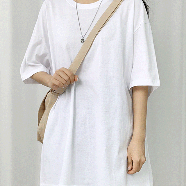 [1+1+1할인/레이어드템~3XL] 6단 무지 반팔티 (7컬러) 티셔츠