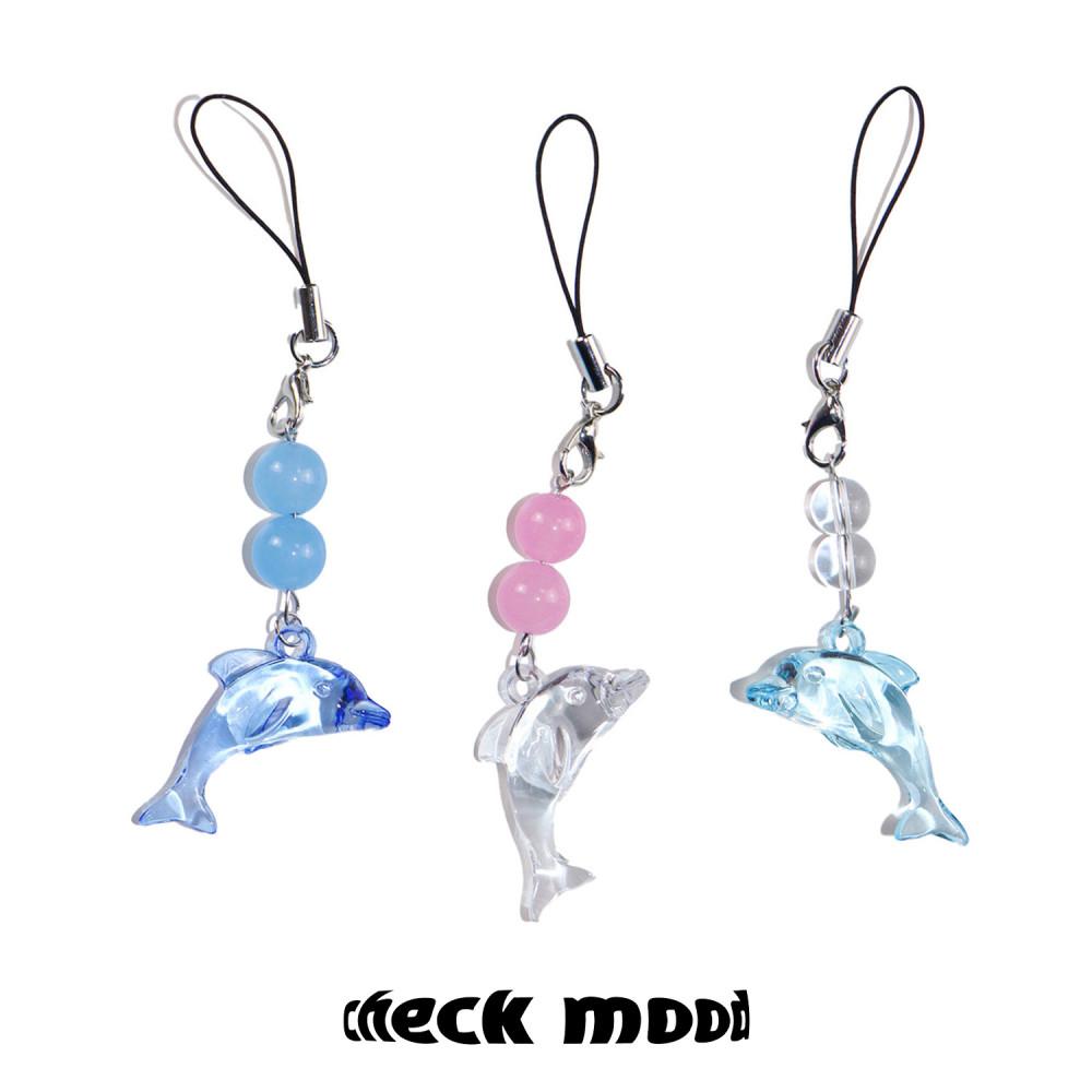 버블 돌고래 핸드폰 줄 키링 ( 3 colors )