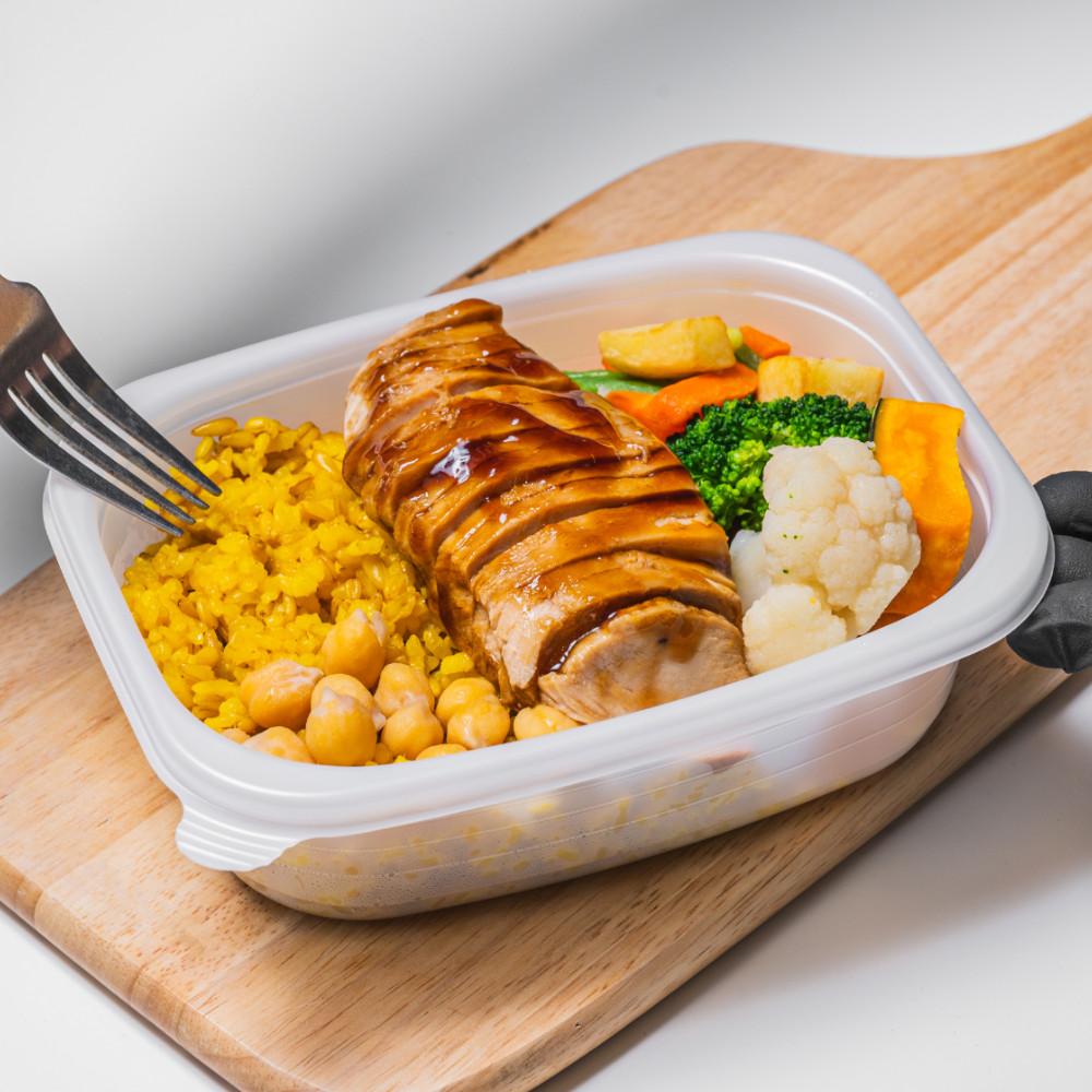 [메이크샐러드] 단백질 닭가슴살 직장인 식단 냉동 도시락 데리야끼 [원산지:상세설명에 표시]