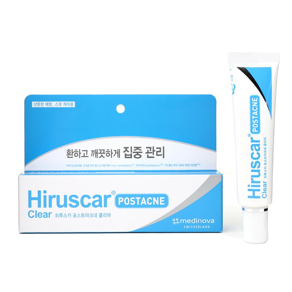 히루스카 포스트아크네 클리어 10g 여드름흉터 피부 미백크림 색소침착 개선