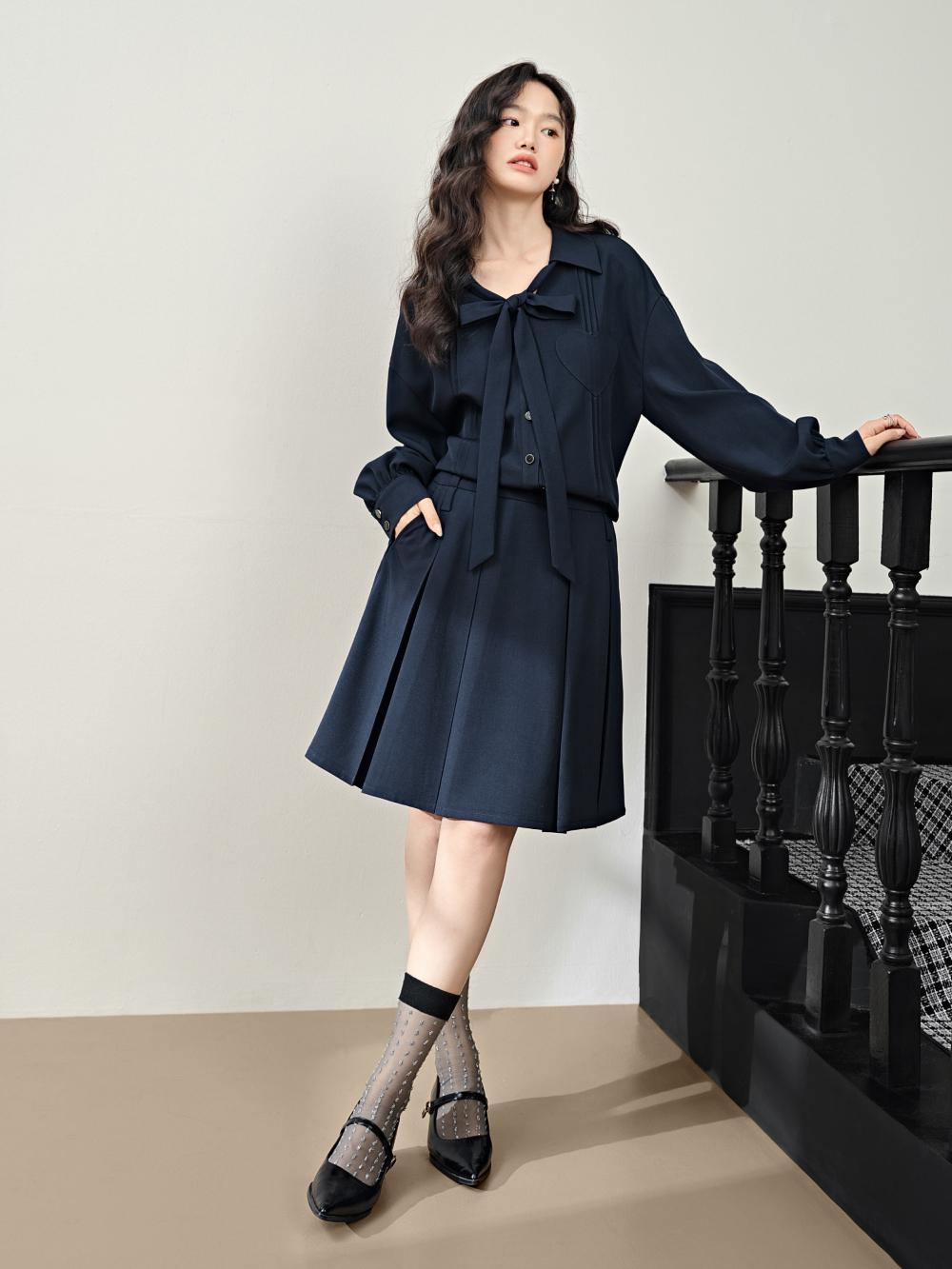 블라우스 & 스커트 세트