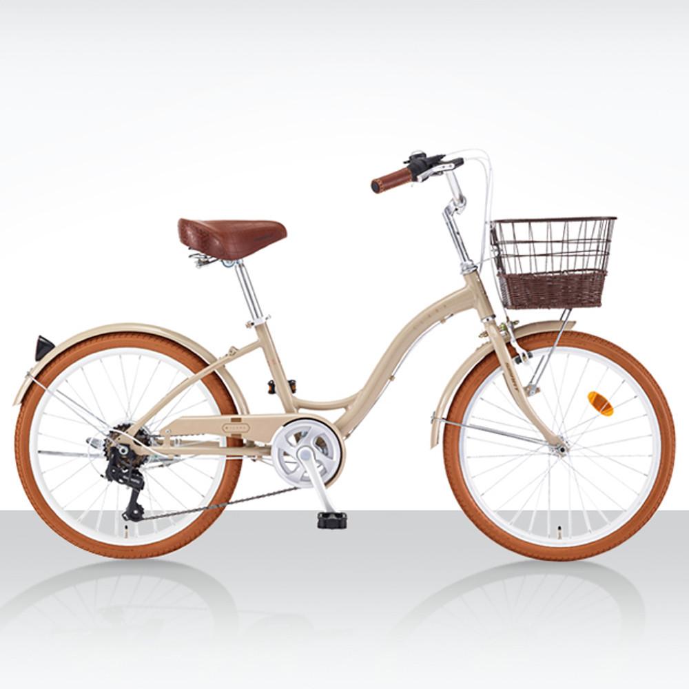 스마트 클라라 22인치 여성용 클래식 바구니 자전거 2021년