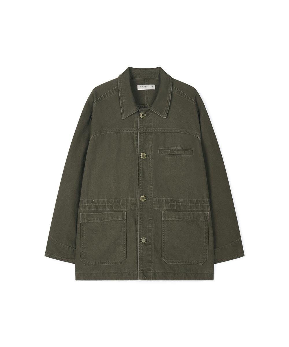 [25F/W]  faded chore jacket (khaki)