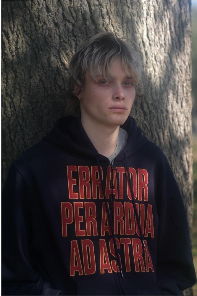 [ERTR] Ad Astra Appliqué 2way Hoodie Zip Up Navy *4/11 예약 발송