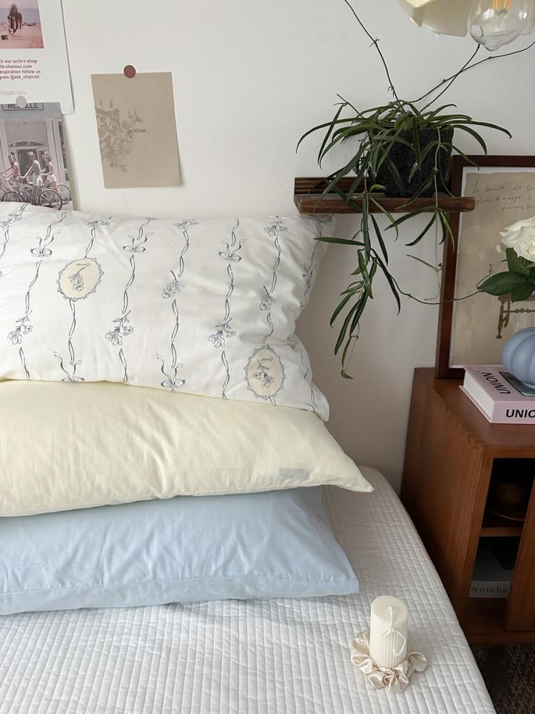 페르지아 북유럽풍 감성 베개 커버 3color 심플 순면 부드러운베개