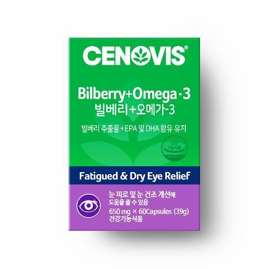 세노비스 빌베리+오메가3 60캡슐 (1개월분)