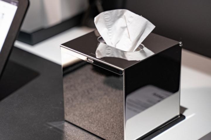 미끄럼방지 스텐 두루마리 휴지 케이스 미니 각티슈 케이스