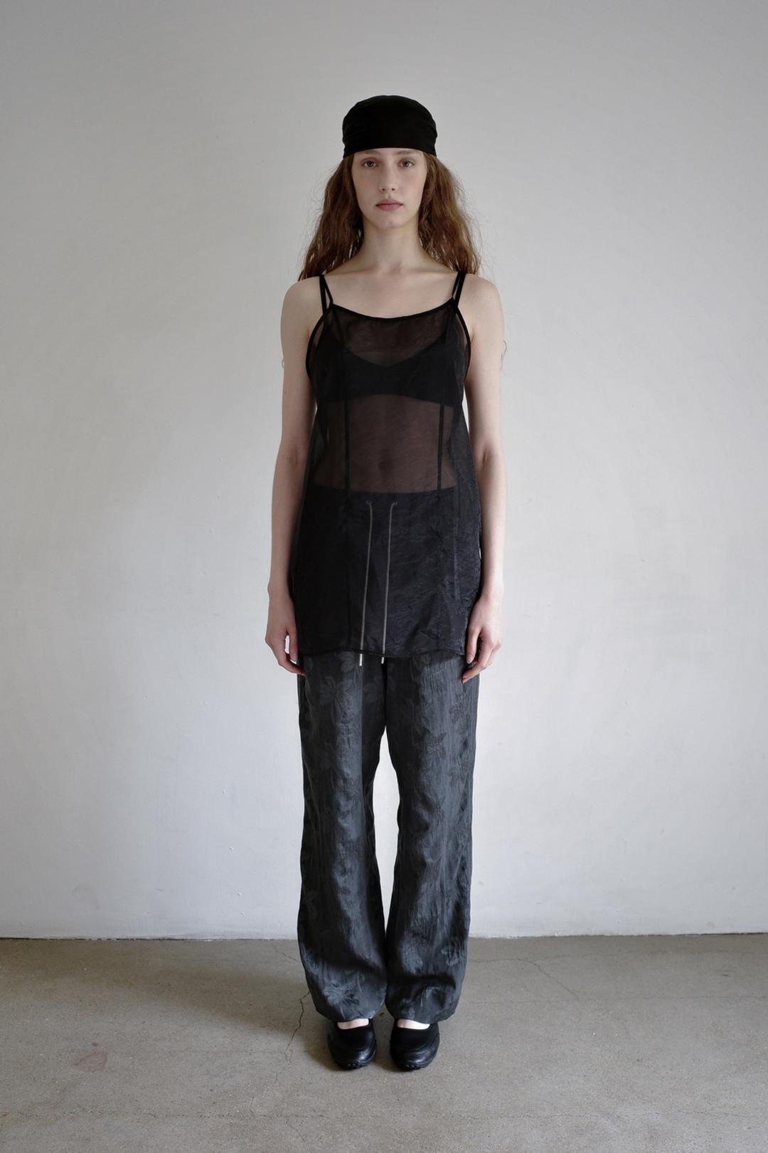 Sheer layered slip, Black