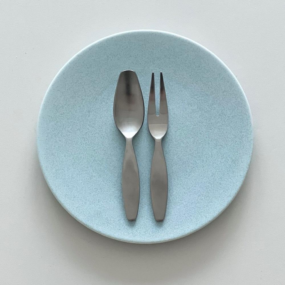 문넛 Silver mini spoon, fork • 티스푼 티포크 카페스푼 디저트커트러리