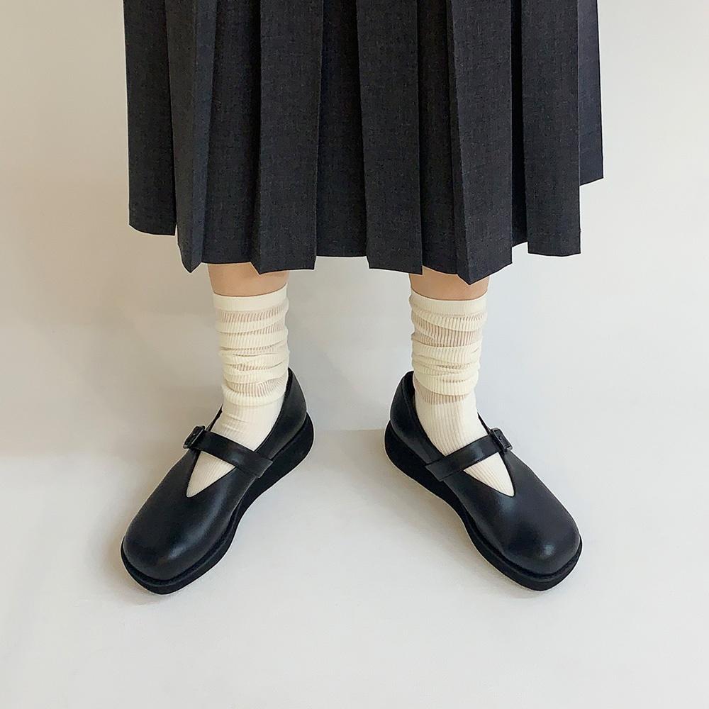 [29CM단독]BNP23320 PEBBLE MARYJANE PLATFORM / 2COLORS